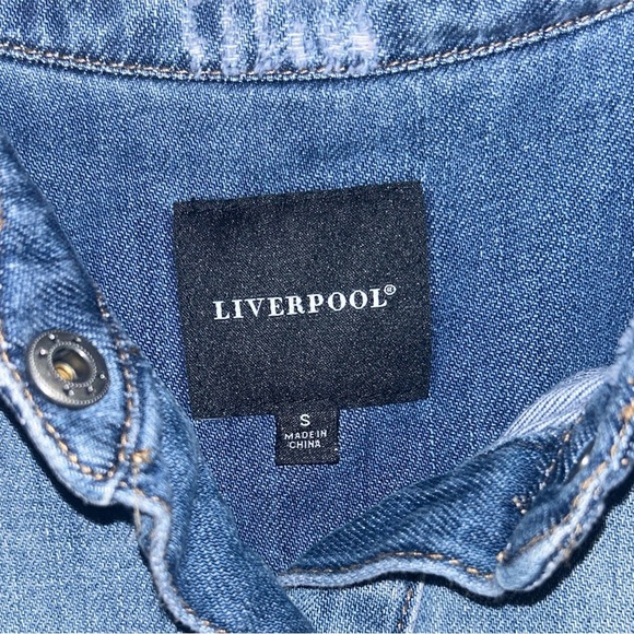 Liverpool Blue Mini Dress with Classic Style - Picture 5 of 5